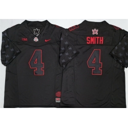 Men Ohio State Buckeyes 4 Jeremiah Smith Black 2025 F U S E  Limited Stitched Jersey