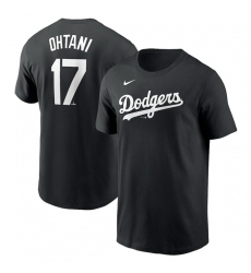 Men Los Angeles Dodgers 17 Shohei Ohtani Black 2024 Fuse Name Number T Shirt Men Los Angeles Dodgers 17 Shohei Ohtani Black 2024 Fuse Name Number T Shirt