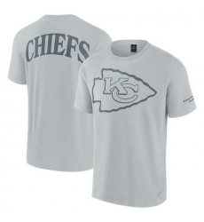 Men Fanatics Gray Kansas City Chiefs Elements Iconic T Shirt