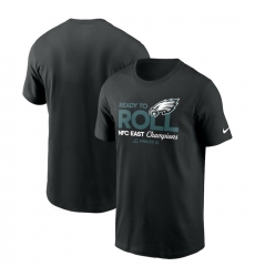Men Philadelphia Eagles Black 2024 NFC East Champions Locker Room Trophy Collection T Shirt Men Philadelphia Eagles Black 2024 NFC East Champions Locker Room Trophy Collection T Shirt