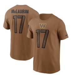 Men Washington Commanders 17 Terry McLaurin 2023 Brown Salute To Service Name Number T Shirt Men Washington Commanders 17 Terry McLaurin 2023 Brown Salute To Service Name Number T Shirt