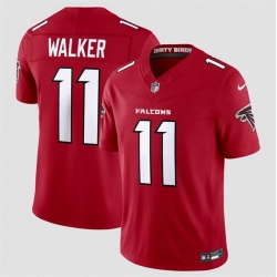 Men Atlanta Falcons  11 Jalon Walker Red 2026 New F U S E  Vapor Untouchable Limited Stitched Football Jersey