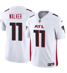 Men Atlanta Falcons 11 Jalon Walker White 2025 Draft F U S E Vapor Untouchable Limited Stitched Football Jersey Men Atlanta Falcons 11 Jalon Walker White 2025 Draft F U S E Vapor Untouchable Limited Stitched Football Jersey