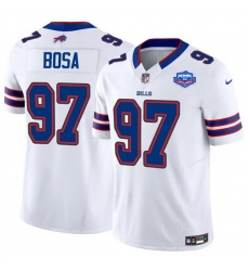 Men Buffalo Bills 97 Joey Bosa White 2025 F U S E With Farewell Patch Vapor Untouchable Limited Stitched Football Jersey Men Buffalo Bills 97 Joey Bosa White 2025 F U S E With Farewell Patch Vapor Untouchable Limited Stitched Football Jersey