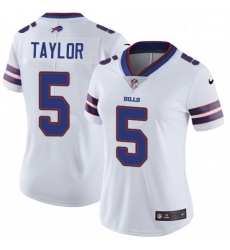 Womens Nike Buffalo Bills 5 Tyrod Taylor Elite White NFL Jersey