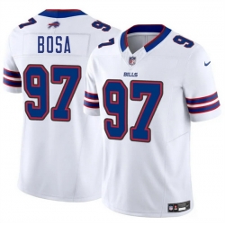 Youth Buffalo Bills 97 Joey Bosa White 2025 F U S E  Vapor Untouchable Limited Stitched Football Jersey