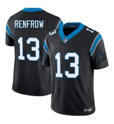 Men Carolina Panthers 13 Hunter Renfrow Black Limited Stitched Jersey