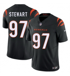 Men Cincinnati Bengals 97 Shemar Stewart Black 2025 Draft F U S E Vapor Untouchable Limited Stitched Football Jersey Men Cincinnati Bengals 97 Shemar Stewart Black 2025 Draft F U S E Vapor Untouchable Limited Stitched Football Jersey