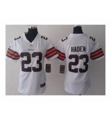 Nike Women Jerseys Cleveland Browns #23 Joe Haden white Nike Women Jerseys Cleveland Browns #23 Joe Haden white