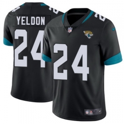 Nike Jaguars #24 T J  Yeldon Black Alternate Mens Stitched NFL Vapor Untouchable Limited Jersey