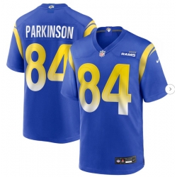Men Los Angeles Rams Colby Parkinson #84 Blue F U S E Stitched Football Jersey
