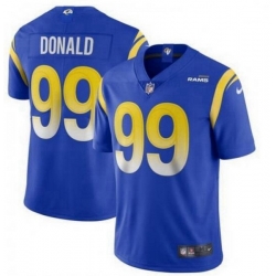 Youth Nike Los Angeles Rams 99 Aaron Donald Royal 2020 New Vapor Untouchable Limited Jersey