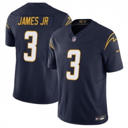 Men Los Angeles Chargers 3 Derwin James JR Navy 2025 F U S E Vapor Limited Stitched Football Jersey