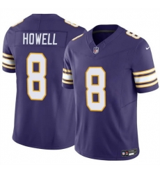 Men Minnesota Vikings 8 Sam Howell Purple 2023 F U S E Throwback Vapor Untouchable Limited Stitched Jersey Men Minnesota Vikings 8 Sam Howell Purple 2023 F U S E Throwback Vapor Untouchable Limited Stitched Jersey
