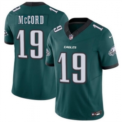 Youth Philadelphia Eagles 19 Kyle McCord Green 2025 Draft New F U S E  Vapor Untouchable Limited Stitched Football Jersey