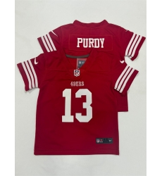 Toddlers San Francisco 49ers 13 Brock Purdy Red Vapor Untouchable Stitched Football Jersey Toddlers San Francisco 49ers 13 Brock Purdy Red Vapor Untouchable Stitched Football Jersey