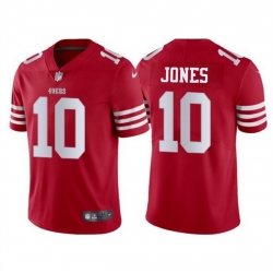 Youth San Francisco 49ers 10 Mac Jones Red 2025 Vapor Untouchable Limited Stitched Football Jersey