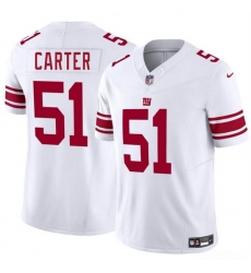 Youth New York Giants 51 Abdul Carter White 2025 Draft F U S E Vapor Untouchable Limited Stitched Jersey Youth New York Giants 51 Abdul Carter White 2025 Draft F U S E Vapor Untouchable Limited Stitched Jersey