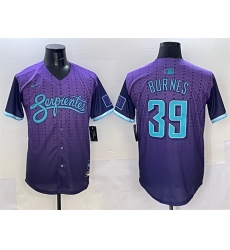 Men Arizona Diamondbacks 39 Corbin Burnes Purple 2025 City Connect Limited Stitched Baseball Jersey