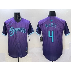 Men Arizona Diamondbacks 4 Ketel Marte Purple 2025 City Connect Limited Stitched Baseball Jersey