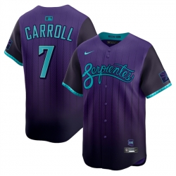 Men Arizona Diamondbacks ACTIVE PLAYER Custom Purple 2025 City Connect Limited Stitched Baseball Jersey