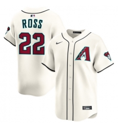Men Arizona Diamondbacks Nike Home Limited Jersey Cream Ross Joe 22