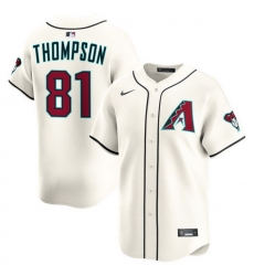 Men Arizona Diamondbacks Nike Home Limited Jersey Cream Thompson Ryan 81 Men Arizona Diamondbacks Nike Home Limited Jersey Cream Thompson Ryan 81