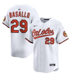 Men Baltimore Orioles Nike Home Limited Jersey White Basallo Samuel 29 Men Baltimore Orioles Nike Home Limited Jersey White Basallo Samuel 29