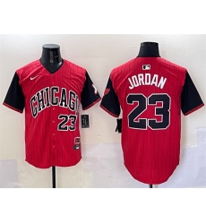 Men Chicago White Sox 23 Michael Jordan Red Black 2025 City Connect Limited Stitched Baseball Jersey Men Chicago White Sox 23 Michael Jordan Red Black 2025 City Connect Limited Stitched Baseball Jersey