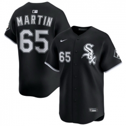 Men Chicago White Sox Nike Black Alternate Limited Jersey Martin Davis 65