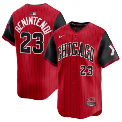 Youth Chicago White Sox 23 Andrew Benintendi Red Black 2025 City Connect Limited Stitched Baseball Jersey