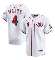 Men Cincinnati Reds Nike White Home Limited Custom Jersey Marte Noelvi 4 Men Cincinnati Reds Nike White Home Limited Custom Jersey Marte Noelvi 4