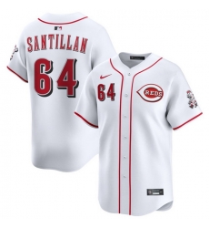 Men Cincinnati Reds Nike White Home Limited Custom Jersey Santillan Tony 64 Men Cincinnati Reds Nike White Home Limited Custom Jersey Santillan Tony 64