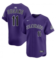 Men Colorado Rockies Nike Purple Alternate Limited Jersey Sugano Tomoyuki 11 Men Colorado Rockies Nike Purple Alternate Limited Jersey Sugano Tomoyuki 11