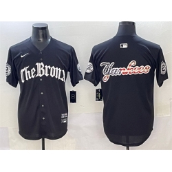 Men New York Yankees Team Big Logo Black  27Gothic Legacy Edition 27 Vapor Premier Limited Stitched Baseball Jersey 002