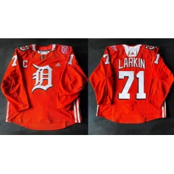 Men Detroit Tigers Red Wings Crossover Limited Edition Stitched Hockey Jersey