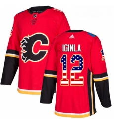 Youth Adidas Calgary Flames 12 Jarome Iginla Authentic Red USA Flag Fashion NHL Jersey Youth Adidas Calgary Flames 12 Jarome Iginla Authentic Red USA Flag Fashion NHL Jersey