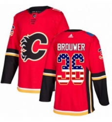 Youth Adidas Calgary Flames 36 Troy Brouwer Authentic Red USA Flag Fashion NHL Jersey Youth Adidas Calgary Flames 36 Troy Brouwer Authentic Red USA Flag Fashion NHL Jersey