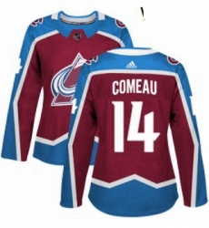 Womens Adidas Colorado Avalanche 14 Blake Comeau Premier Burgundy Red Home NHL Jersey Womens Adidas Colorado Avalanche 14 Blake Comeau Premier Burgundy Red Home NHL Jersey