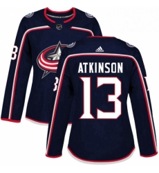 Womens Adidas Columbus Blue Jackets 13 Cam Atkinson Authentic Navy Blue Home NHL Jersey Womens Adidas Columbus Blue Jackets 13 Cam Atkinson Authentic Navy Blue Home NHL Jersey