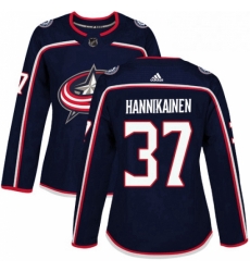 Womens Adidas Columbus Blue Jackets 37 Markus Hannikainen Premier Navy Blue Home NHL Jersey Womens Adidas Columbus Blue Jackets 37 Markus Hannikainen Premier Navy Blue Home NHL Jersey