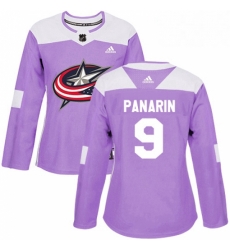 Womens Adidas Columbus Blue Jackets 9 Artemi Panarin Authentic Purple Fights Cancer Practice NHL Jersey Womens Adidas Columbus Blue Jackets 9 Artemi Panarin Authentic Purple Fights Cancer Practice NHL Jersey