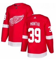 Youth Adidas Detroit Red Wings 39 Anthony Mantha Authentic Red Home NHL Jersey 