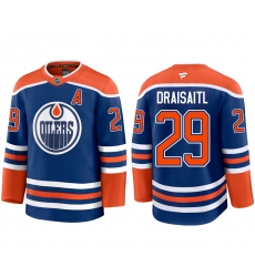 Men Leon Draisaitl Edmonton Oilers #29 Royal Blue Home Jersey Men Leon Draisaitl Edmonton Oilers #29 Royal Blue Home Jersey