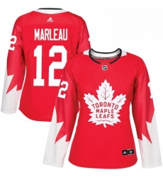 Womens Adidas Toronto Maple Leafs 12 Patrick Marleau Authentic Red Alternate NHL Jersey Womens Adidas Toronto Maple Leafs 12 Patrick Marleau Authentic Red Alternate NHL Jersey