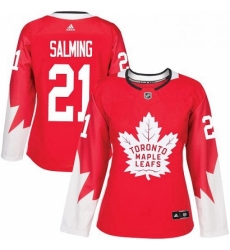 Womens Adidas Toronto Maple Leafs 21 Borje Salming Authentic Red Alternate NHL Jersey Womens Adidas Toronto Maple Leafs 21 Borje Salming Authentic Red Alternate NHL Jersey