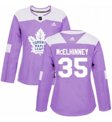 Womens Adidas Toronto Maple Leafs 35 Curtis McElhinney Authentic Purple Fights Cancer Practice NHL Jersey Womens Adidas Toronto Maple Leafs 35 Curtis McElhinney Authentic Purple Fights Cancer Practice NHL Jersey