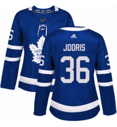 Womens Adidas Toronto Maple Leafs 36 Josh Jooris Authentic Royal Blue Home NHL Jersey Womens Adidas Toronto Maple Leafs 36 Josh Jooris Authentic Royal Blue Home NHL Jersey