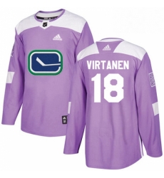 Youth Adidas Vancouver Canucks 18 Jake Virtanen Authentic Purple Fights Cancer Practice NHL Jersey Youth Adidas Vancouver Canucks 18 Jake Virtanen Authentic Purple Fights Cancer Practice NHL Jersey