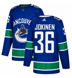 Youth Adidas Vancouver Canucks 36 Jussi Jokinen Authentic Blue Home NHL Jerse Youth Adidas Vancouver Canucks 36 Jussi Jokinen Authentic Blue Home NHL Jerse